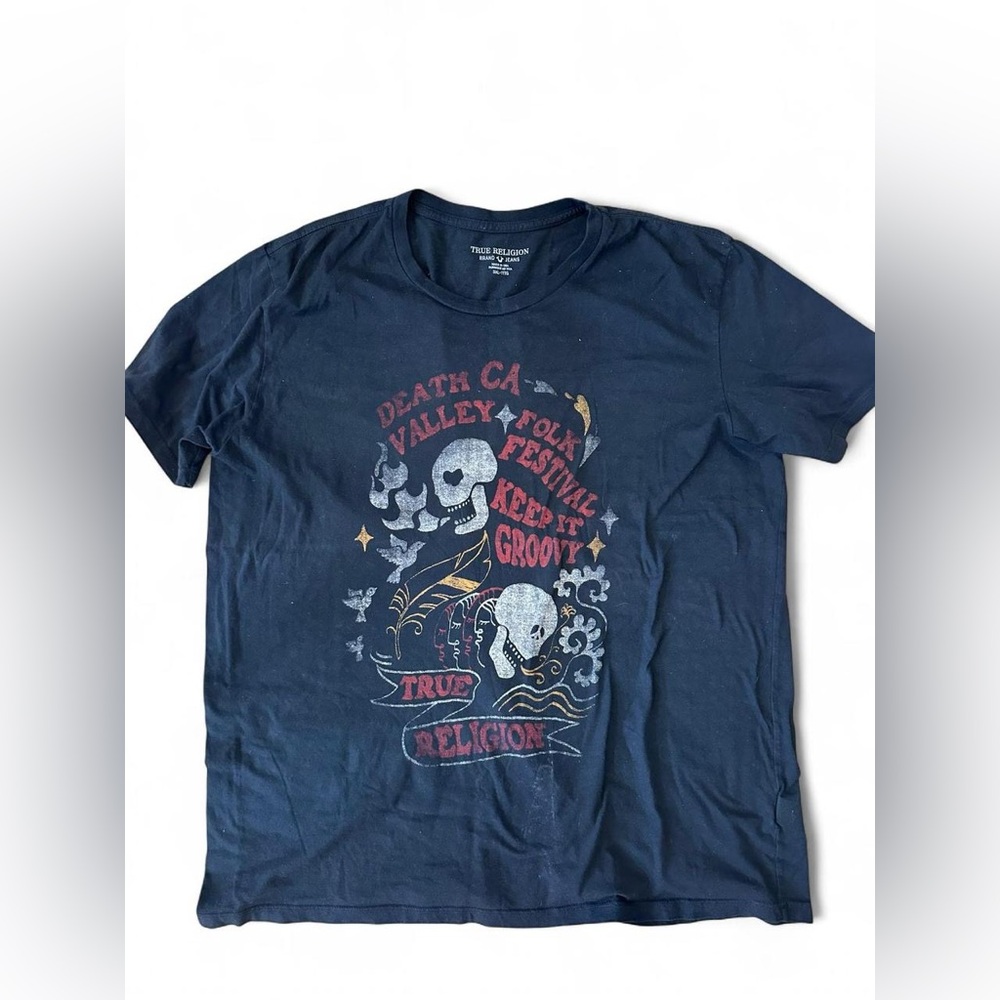 True Religion DEATH VALLEY FOLK FESTIVAL KEEP IT GROOVY T-SHIRT SIZE 3XL